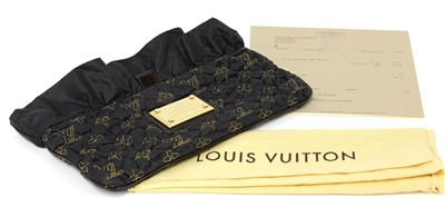 Lot 299 - A Louis Vuitton Devi MM Pochette Noir clutch