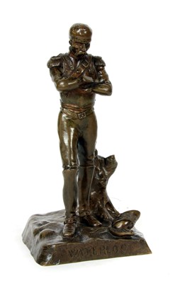 Lot 143 - A French bronze statuette of a Cuirassier