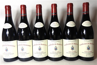 Lot 159 - Assorted Rhône: Paul Jaboulet Aîné, Coudoulet de Beaucastel and Nicolas Perrin, 24 bottles in total