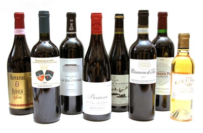 Lot 202 - Assorted Wines including: Mas de Daumas Gassac, 2006 and 7 others, total 7 bottles, 1 half bottle