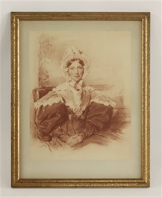 Lot 672 - A collection of lithographic and photogravure portraits