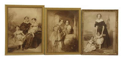 Lot 672 - A collection of lithographic and photogravure portraits