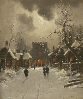Lot 414 - Nils Hans Christiansen (Danish, 1850-1922)