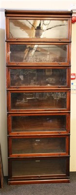 Lot 375 - A seven section globe wernicke bookcase