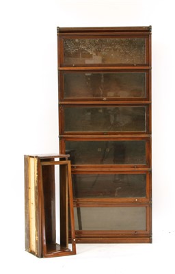 Lot 383 - A seven section globe wernicke bookcase