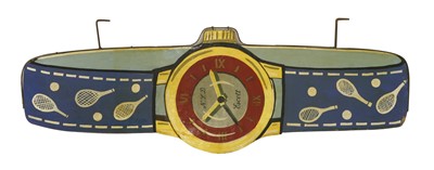 Lot 122 - An Advertising sign in the form of a wristwatch