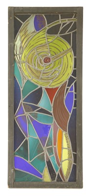 Lot 51 - A stained glass panel