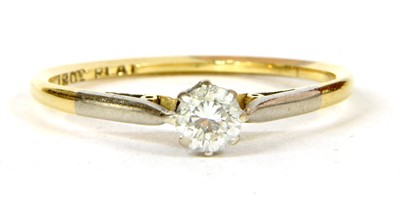 Lot 15A - A diamond solitaire ring
