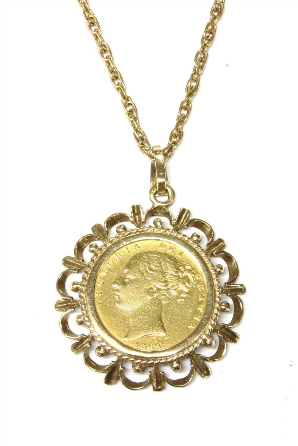 Queen Elizabeth II 22ct gold Sovereign necklace - 1978 **Reserved**