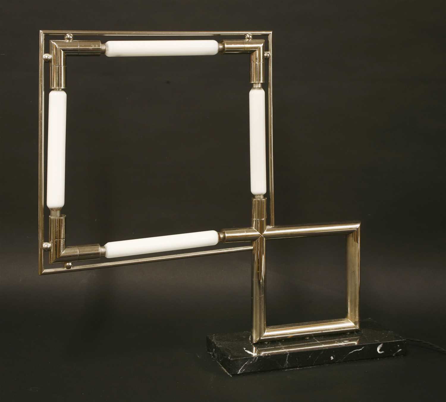 Lot 74 - A 'Quadro' table lamp