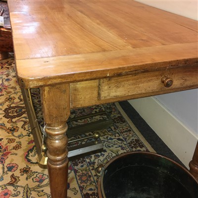 Lot 183 - A French kitchen table