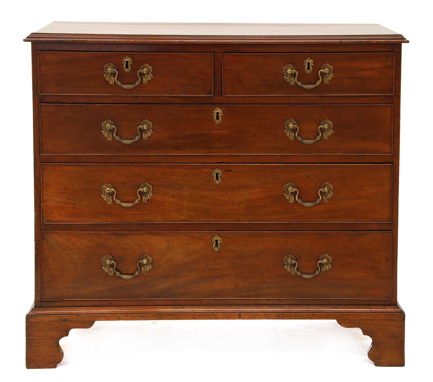 Lot 328 - A George III mahogany chest