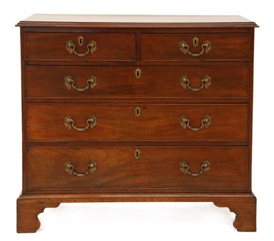 Lot 328 - A George III mahogany chest