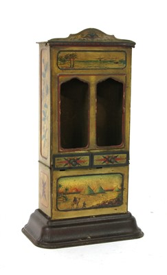 Lot 124 - An early 20th Century Hartwig and Vogel chocolate tin mechanical vending machine