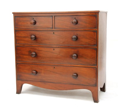 Lot 274 - A mahogany chest of drawers
