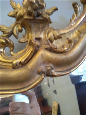 Lot 226 - A pair of Victorian carved and giltwood pier mirrors