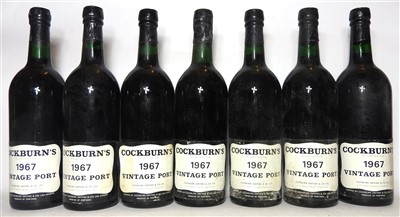 Lot 112 - Cockburn's, 1967, seven bottles