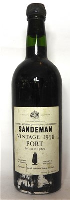 Lot 87 - Sandeman, 1958, bottled in 1960, one bottle