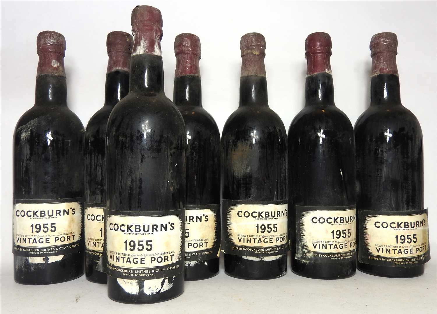Lot 79 - Cockburn's, 1955, seven bottles