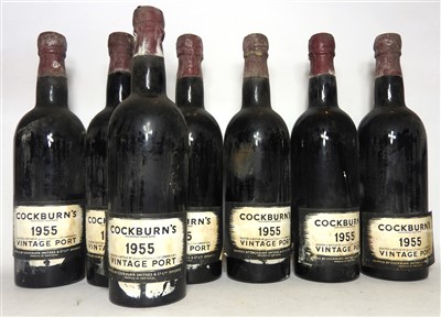 Lot 79 - Cockburn's, 1955, seven bottles