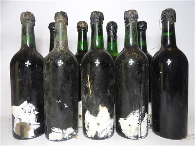 Lot 83 - Warre's, 1963, ten bottles (labels lacking, details on capsule)