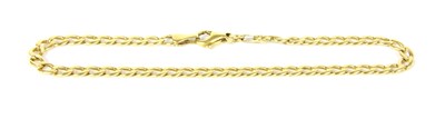Lot 17 - An 18ct gold curb chain bracelet