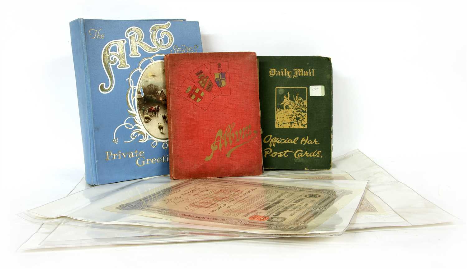 Lot 58 - A Daily Mail official war postcard album