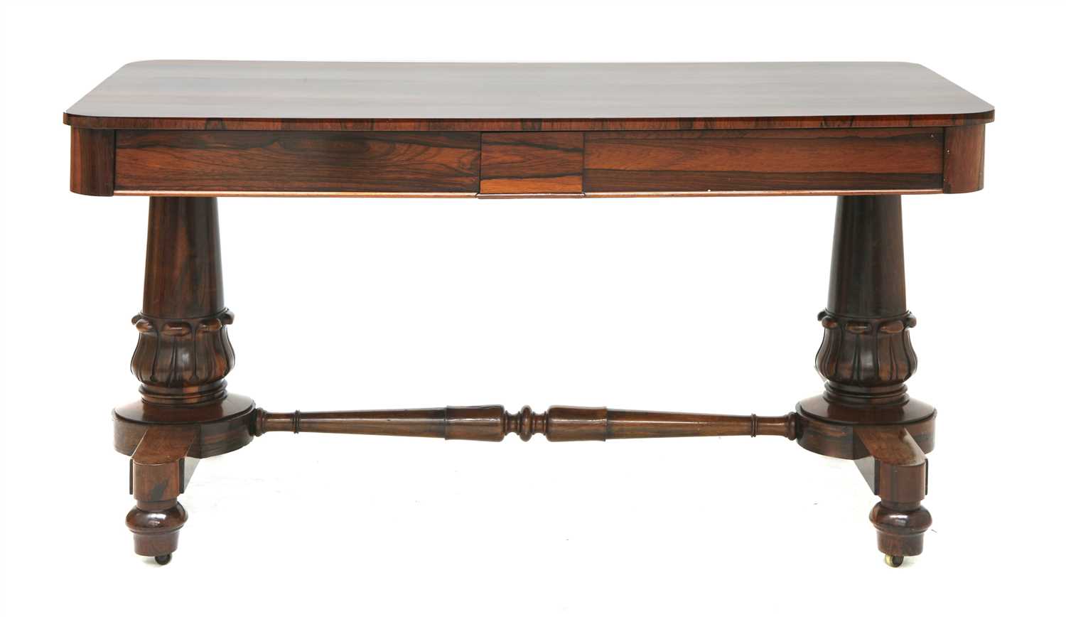 Lot 114 - A Victorian rosewood centre table