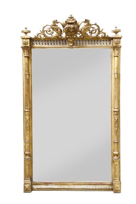 Lot 286 - A Victorian giltwood and gesso overmantel mirror