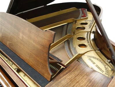 Lot 24 - A Steinway mahogany 'Model O Boudoir' grand piano