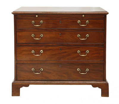 Lot 268 - A George III mahogany chest