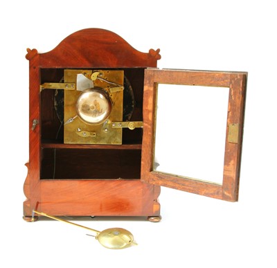 Lot 138 - A William IV mahogany mantel clock