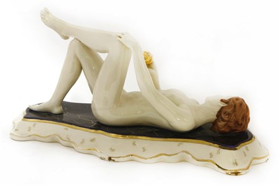 Lot 235 - A Royal Dux figure of a nude