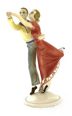 Lot 227 - A Goebel figure of two dancers