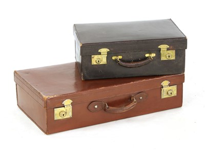 Lot 166A - A vintage leather case