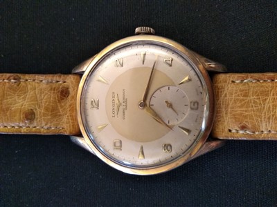 Lot 26 - A Longines gentleman's Automatic strap watch