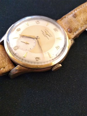 Lot 26 - A Longines gentleman's Automatic strap watch