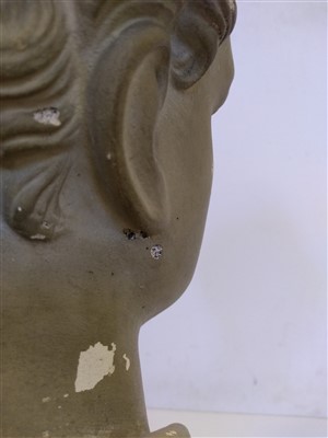 Lot 404 - A plaster bust of Lord Byron