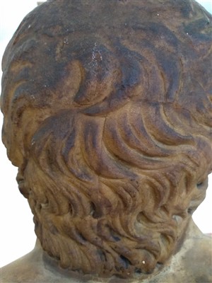 Lot 374 - An Italian carved marble bust of an emperor