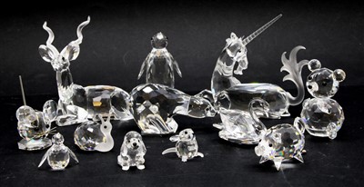 Lot 61 - A collection of Swarovski crystal