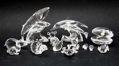 Lot 64 - A collection of Swarovski crystal