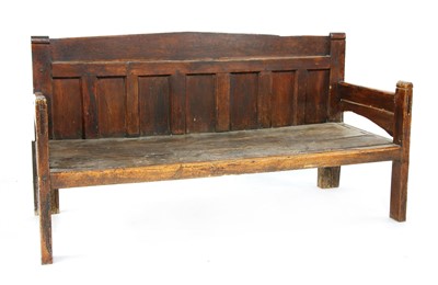 Lot 245 - A Welsh crofters bench