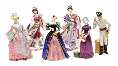 Lot 199 - A collection of porcelain figures