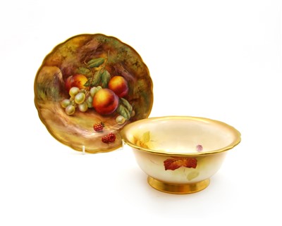 Lot 142 - A Royal Worcester porcelain bowl by Kitty Blake