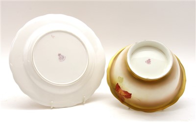 Lot 142 - A Royal Worcester porcelain bowl by Kitty Blake
