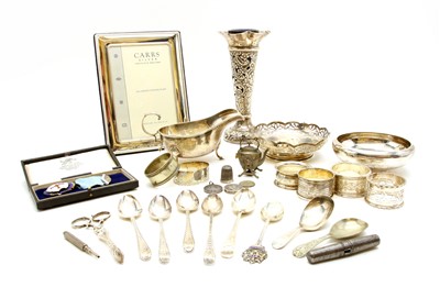 Lot 45 - A collection of silver and silver plate