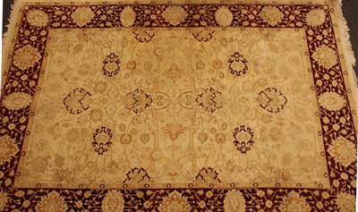 Lot 245A - A cream ground Zeigler type carpet