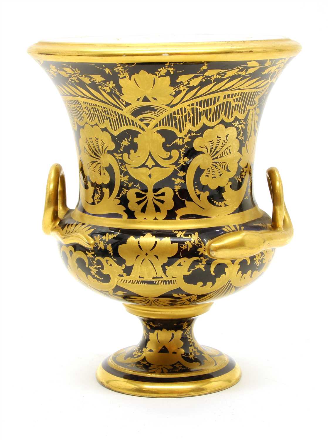 Lot 101 - A Derby urn vase