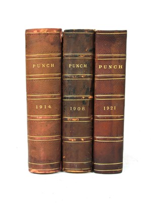 Lot 304 - 28 volumes of Punch magazine 1900-1927