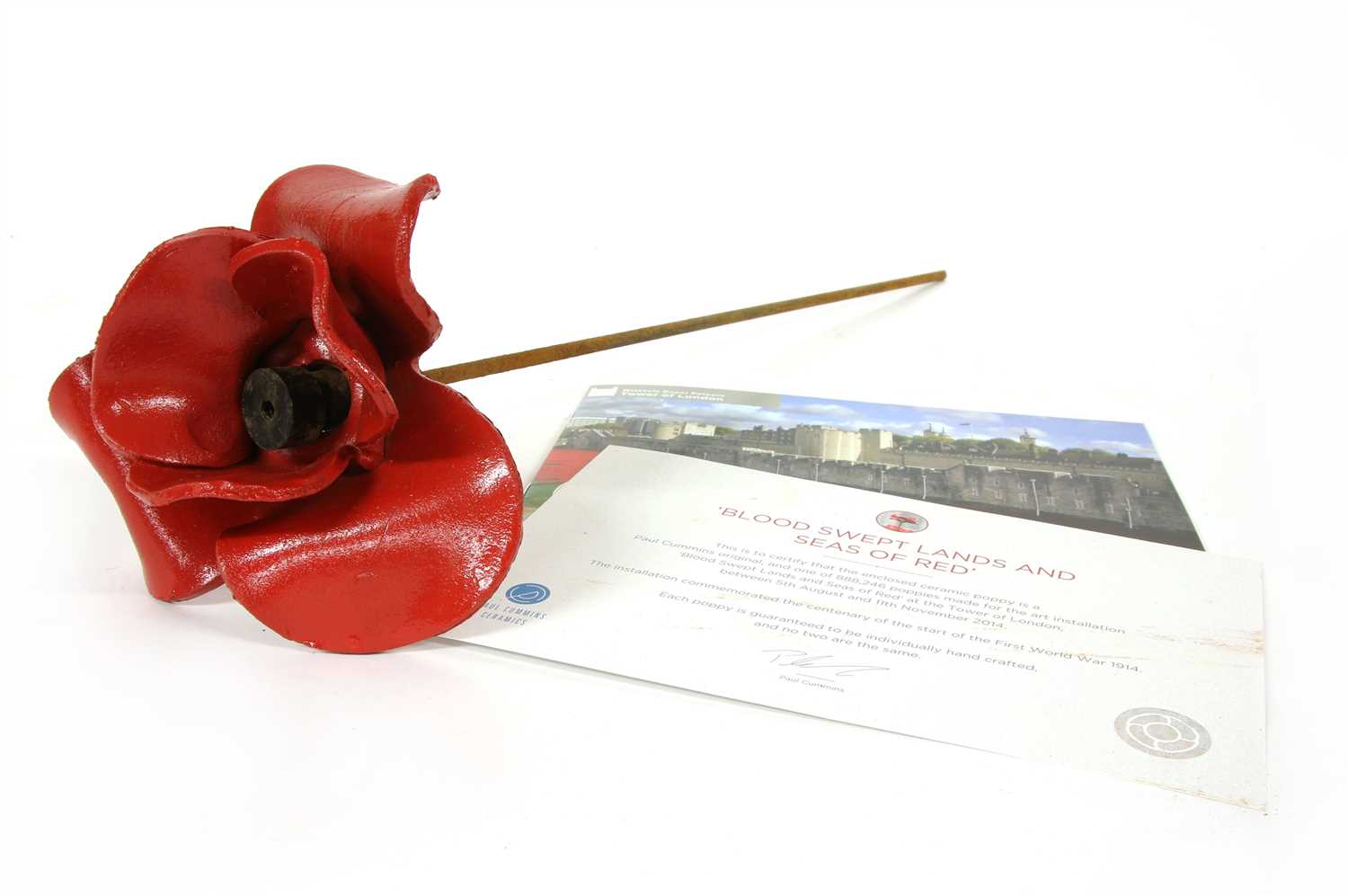 Lot 159 - Paul Cummins 'Blood Swept Lands and Seas of Red' commemorative poppy